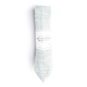 Taffy Necktie with Hand Stamped Leather Tie Stay (Front)