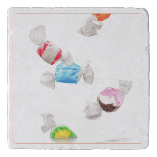 TAFFY RAIN Marble Stone Trivet
