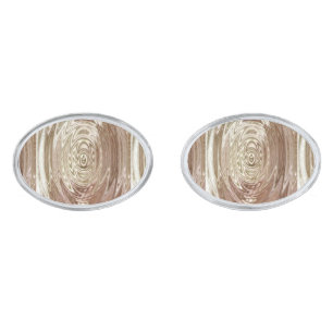Taffy Swirl Silver Cufflinks