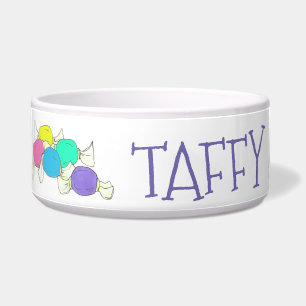 Taffy the Dog Boardwalk Salt Water Candy Beach Bowl