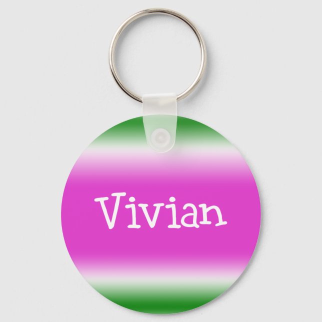 Taffy Twist: Vivian Keychain (Front)