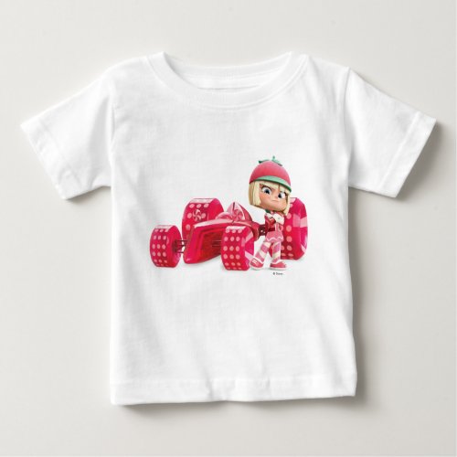 Taffyta Posing with Car Baby T_Shirt