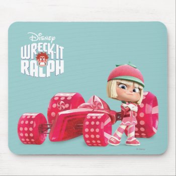 Taffyta Posing With Car Mouse Pad by wreckitralph at Zazzle
