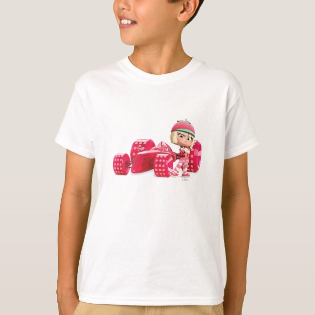 Taffyta Posing with Car T-Shirt (Front)