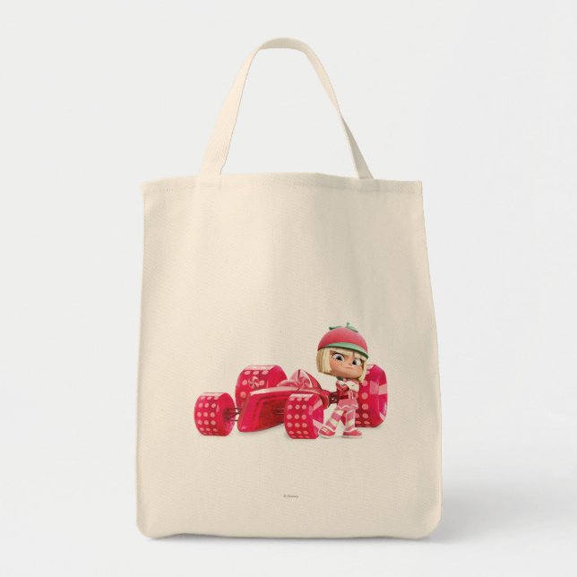 Taffyta Posing with Car Tote Bag (Front)