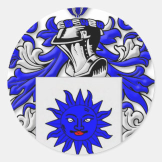 Tafoya Coat of Arms Classic Round Sticker