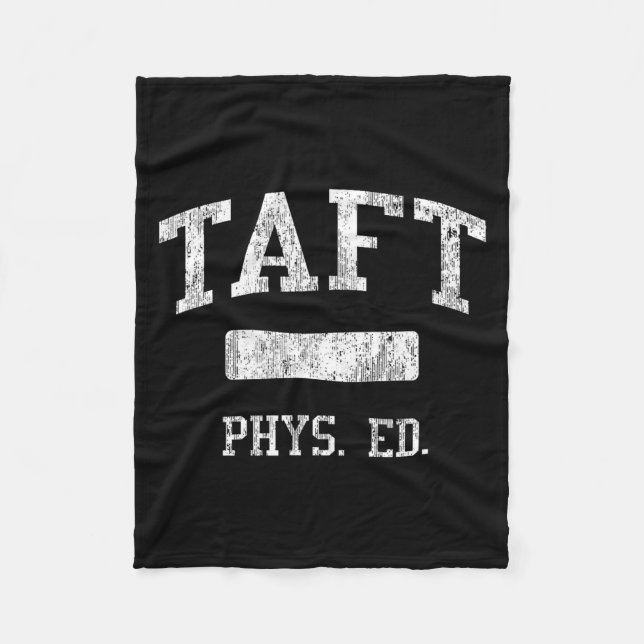 Taft High School Hs San Antonio Tx Phys Ed  Fleece Blanket (Front)
