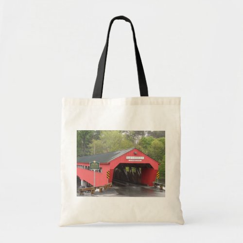 Taftsville Covered Bridge Vermont Tote Bag