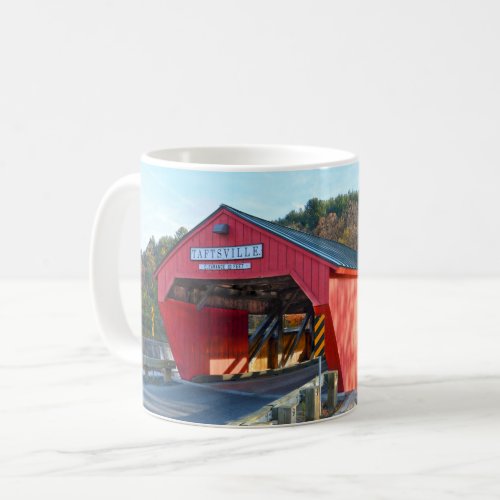 Taftsville Covered Bridge Windsor County Vermont Coffee Mug