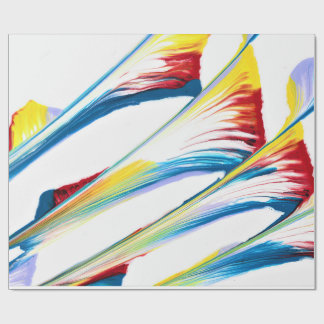 Tag Along 3 Wild Striped Abstract Wrapping Paper