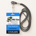 TAG Con 2020 - Blue Quadrant - Civilian Badge