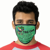 TAG Con 2020 Virtual GREEN QUADRANT Face Mask (Worn Him)