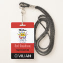 TAG Con 2022 - Red Quadrant - Civilian Badge