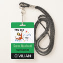 TAG Con 2023 - Green Quadrant - Civilian Badge