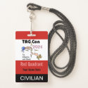 TAG Con 2024 - Red Quadrant - Civilian Badge