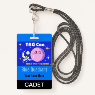 TAG Con 2025 - Blue Quadrant - Cadet Badge