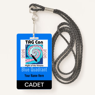 TAG Con 2026 - Blue Quadrant - Cadet Badge