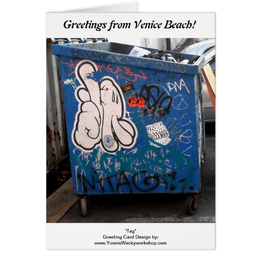 "Tag" Graffiti Cards (Front)