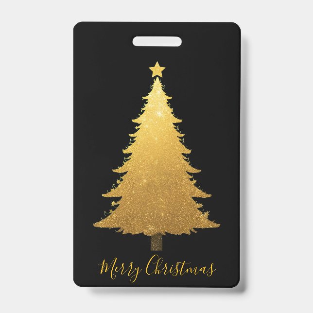 Tag-Merry Christmas Badge (Front)