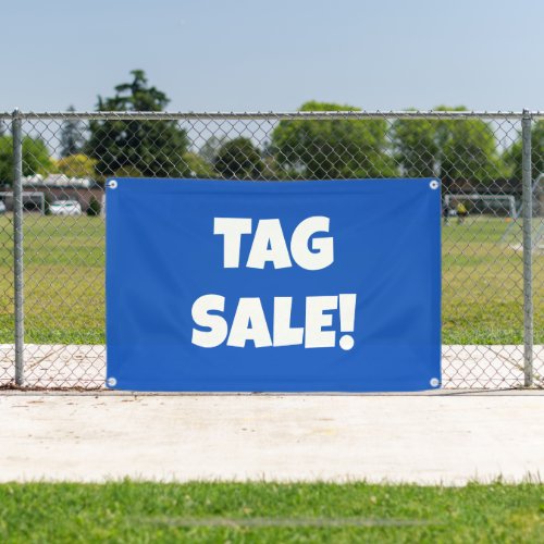 Tag Sale Bright Banner
