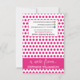 TAG Stylist Personalized Notecards (fuchsia)