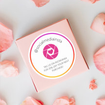 Tag Us On Instagram For Discount Product Sticker