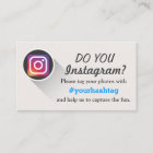 Tag Your Instagram Photos Hashtag Business Cards