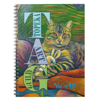 TAG You're it . Classic Playing Cards Notebook