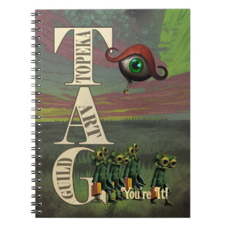 TAG You're it . Classic Playing Cards Notebook