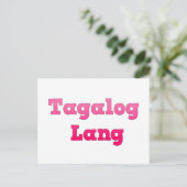 Tagalog Lang Postcard (Standing Front)