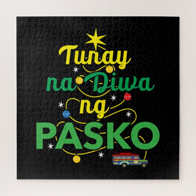 Tagalog Philippines Spirit of Christmas Jigsaw Puzzle (Vertical)