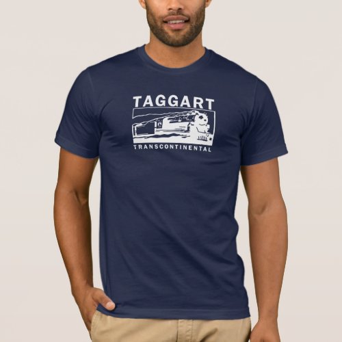 Taggart Transcontinental  White Logo T_Shirt