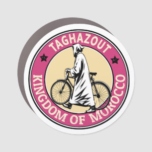 Taghazout Morocco Vintage Bicycle Car Magnet