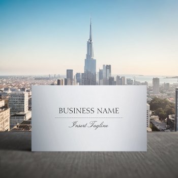 Tagline Gradient Business Card by RicardoArtes at Zazzle