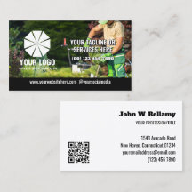 Tagline Your Logo Overlay Photo Editable QR Code