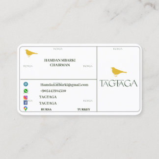 TAGTAGA Business Card