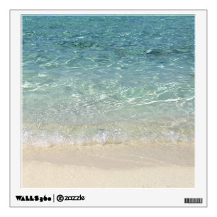 Tahiti Beach 2 Wall Decal Square
