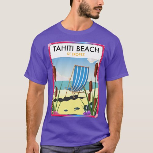 Tahiti Beach St Tropez France T_Shirt