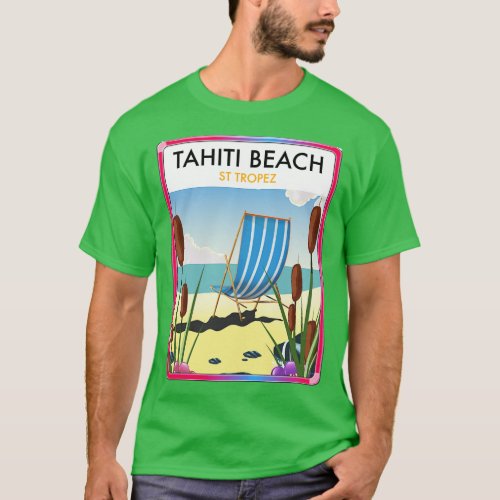 Tahiti Beach St Tropez France T_Shirt