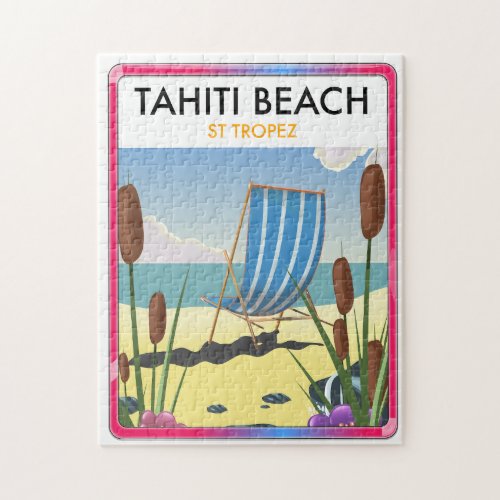 Tahiti beach st tropez jigsaw puzzle