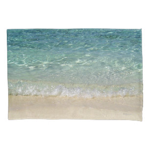 Tahiti Blue Tropical Water Pillow Case