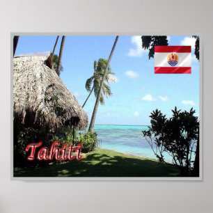 Tahiti - French Polynesia - Poster
