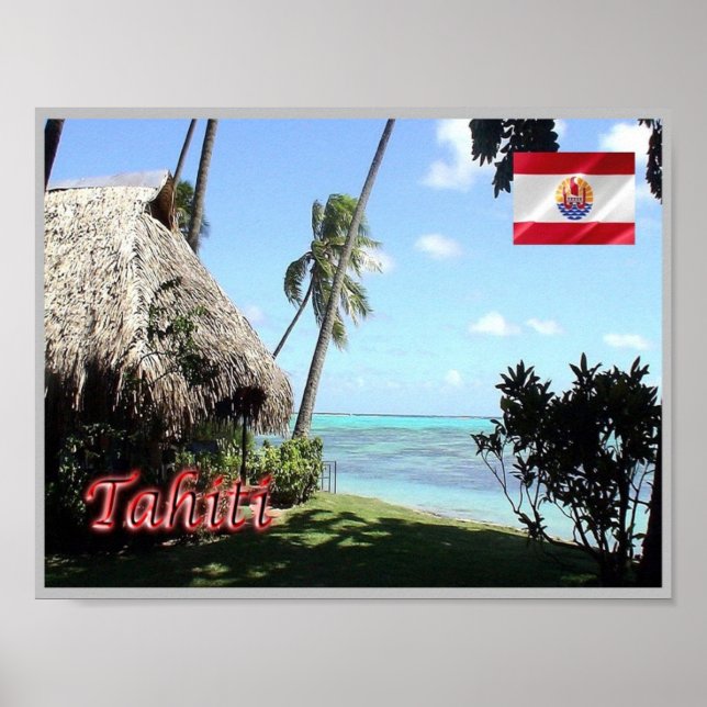 Tahiti - French Polynesia - Poster (Front)