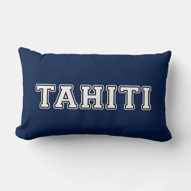 Tahiti Lumbar Pillow (Front)