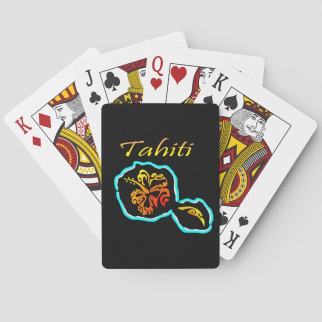 TAHITI POKER CARDS (Back)