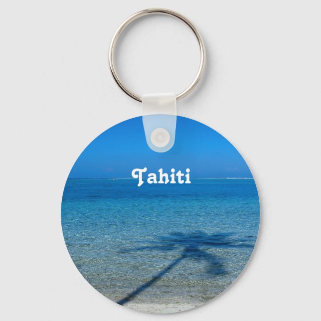 Tahiti Reflections Keychain (Front)