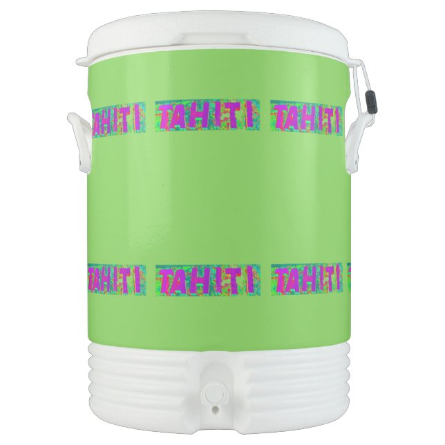 Tahiti Sign Thunder_Cove  Beverage Cooler (Front)