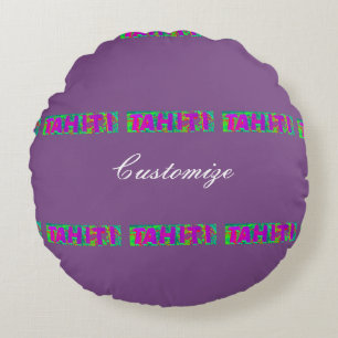 Tahiti Sign Thunder_Cove Round Pillow