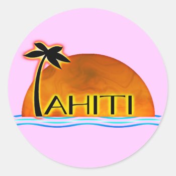 Tahiti Sticker by thehatch at Zazzle