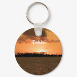 Tahiti Sunset Keychain